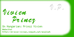 vivien princz business card